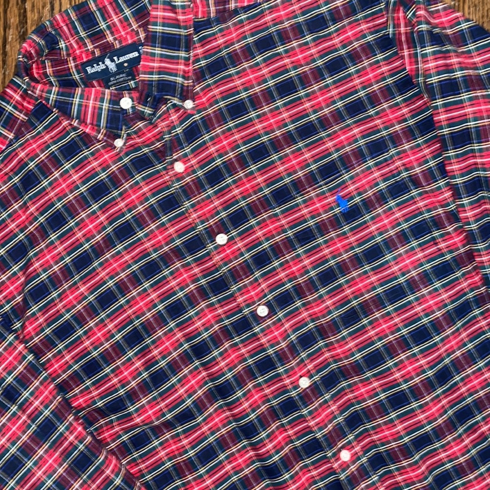 Polo by Ralph Lauren plaid button down long sleeve